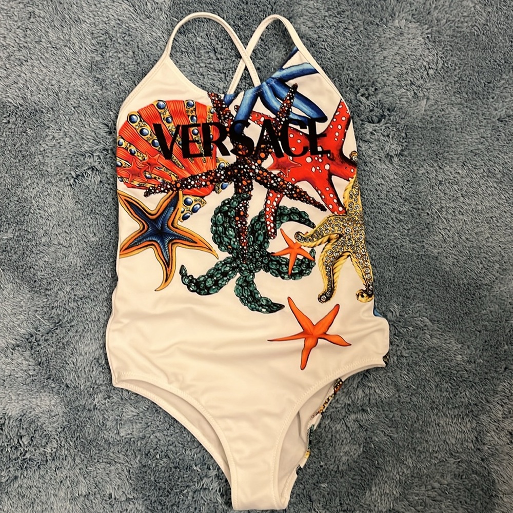 Versace Swimsuit La Mar Print for Kids